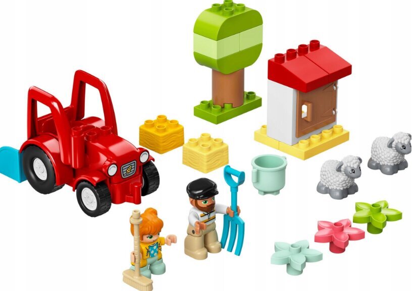 LEGO® Duplo konstruktorių rinkinys ir pliušinė pagalvė Katė kaina ir informacija | Konstruktoriai ir kaladėlės | pigu.lt