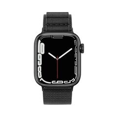 Alpine strap with steel buckle for Apple Watch 42|44|45|49 mm - black цена и информация | Аксессуары для смарт-часов и браслетов | pigu.lt