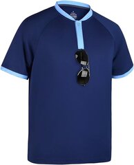 Мужская рубашка поло HMIYA, темно синяя цена и информация | Мужские рубашки | pigu.lt
