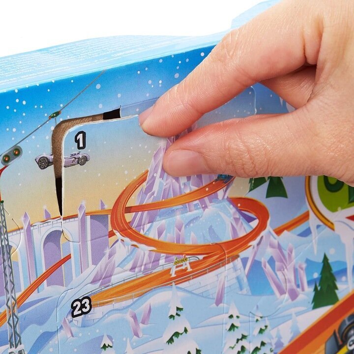 Advento kalendorius Mattel Hot Wheels 965-9021 kaina ir informacija | Žaislai berniukams | pigu.lt