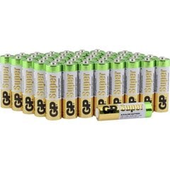 Elementai GP Super Alkaline LR6 AA 40 vnt. kaina ir informacija | GP Batteries Santechnika, remontas, šildymas | pigu.lt