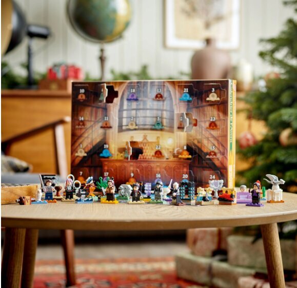76404 LEGO Harry Potter Advento kalendorius ir pliušinė pagalvė Katė kaina ir informacija | Konstruktoriai ir kaladėlės | pigu.lt