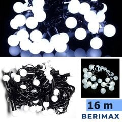 Новогодняя гирлянда Berimax Flash 200 LED, холодный белый цена и информация | Гирлянды | pigu.lt