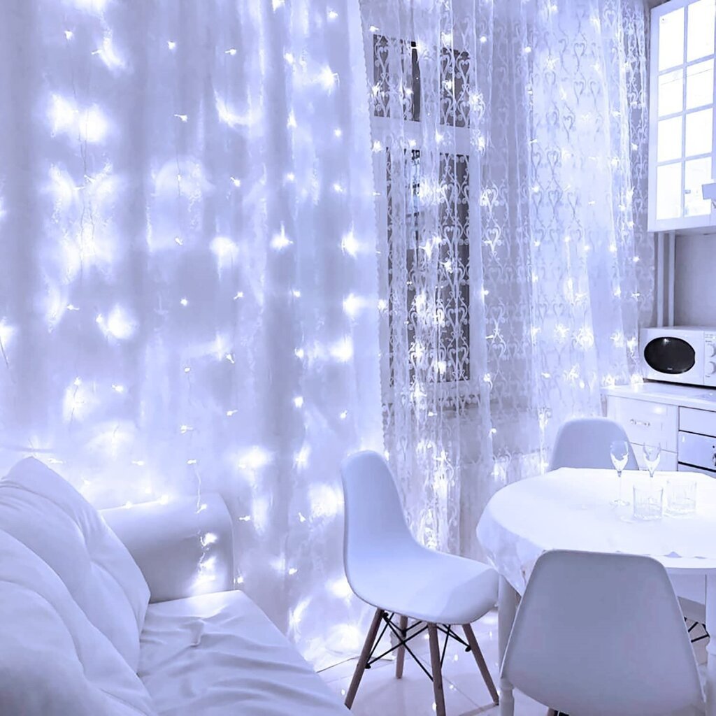 Kalėdinė girlianda, 360 LED, 3 m kaina ir informacija | Girliandos | pigu.lt