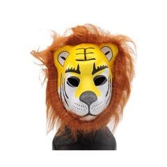 Veido kaukė Tigras, ruda/geltona цена и информация | Карнавальные костюмы | pigu.lt