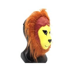 Veido kaukė Liūtas, ruda цена и информация | Карнавальные костюмы | pigu.lt