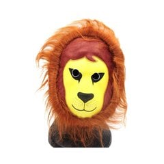 Veido kaukė Liūtas, ruda цена и информация | Карнавальные костюмы | pigu.lt