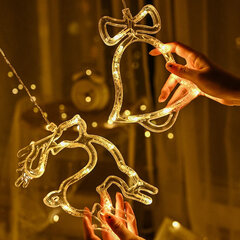 Kalėdinės lemputės su dekoracijomis LIVMAN YB-401 2,5+1m kaina ir informacija | Girliandos | pigu.lt