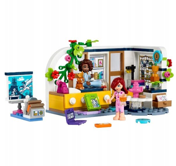 41740 LEGO Friends Alijos kambarys ir LEGO katalogas 2023 m. gruodžio mėn. ir pliušinė pagalvė Katė kaina ir informacija | Konstruktoriai ir kaladėlės | pigu.lt