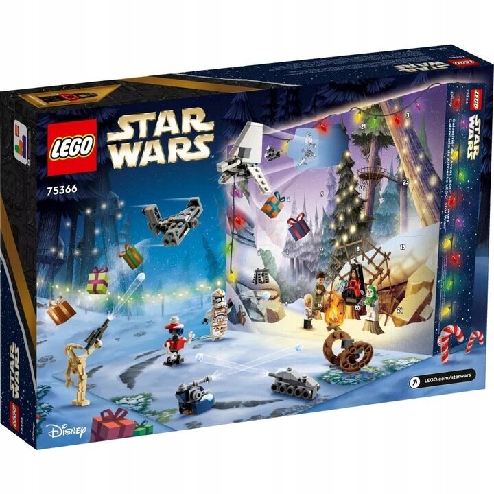 Advento kalendorius LEGO Star Wars 75366 kaina ir informacija | Žaislai berniukams | pigu.lt