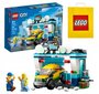 60362 LEGO City automobilių plovykla popieriniame 6315792 LEGO VP maišelyje ir pliušinė pagalvė Katė kaina ir informacija | Konstruktoriai ir kaladėlės | pigu.lt