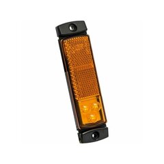 Šoninis žymeklis LED su reflektoriumi Flextra Orange kaina ir informacija | Automobilių žibintai | pigu.lt