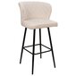2-jų baro kėdžių komplektas Viking Malibu, smėlio spalvos kaina ir informacija | Virtuvės ir valgomojo kėdės | pigu.lt