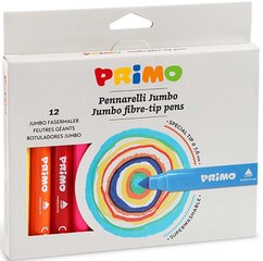 Flomasteriai Primo Jumbo, 12 spalv. kaina ir informacija | Piešimo, tapybos, lipdymo reikmenys | pigu.lt