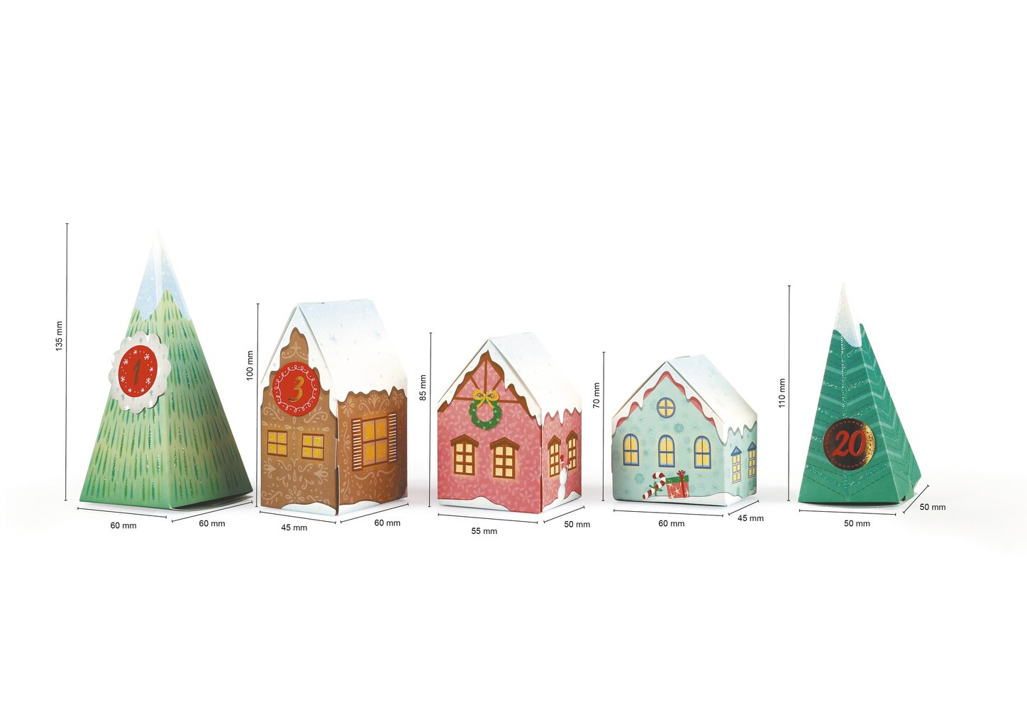 Kalėdinė dekoracija Gurmanų kaimelis kaina ir informacija | Kalėdinės dekoracijos | pigu.lt