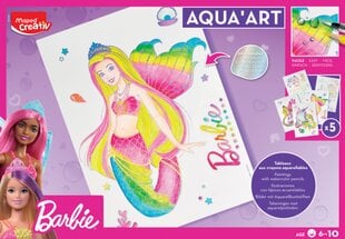Spalvinimo rinkinys Maped Creativ Barbie Aqua Art kaina ir informacija | Piešimo, tapybos, lipdymo reikmenys | pigu.lt