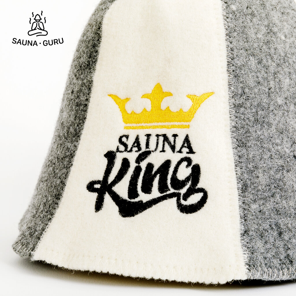 Pirties kepurė Sauna King 100% vilna kaina ir informacija | Saunos, pirties aksesuarai | pigu.lt
