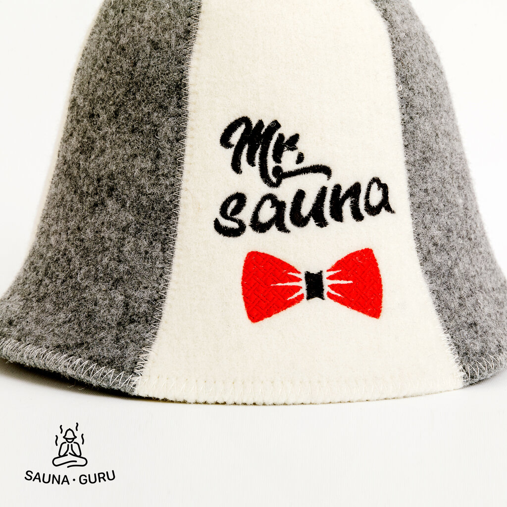 Pirties kepurė Mr Sauna 100% vilna kaina ir informacija | Saunos, pirties aksesuarai | pigu.lt