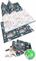 Dvipusis žaidimų kilimėlis Nukido, 200x180cm цена и информация | Развивающие коврики | pigu.lt