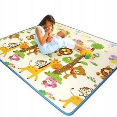 Dvipusis žaidimų kilimėlis Žirafa, 180x180cm цена и информация | Развивающие коврики | pigu.lt