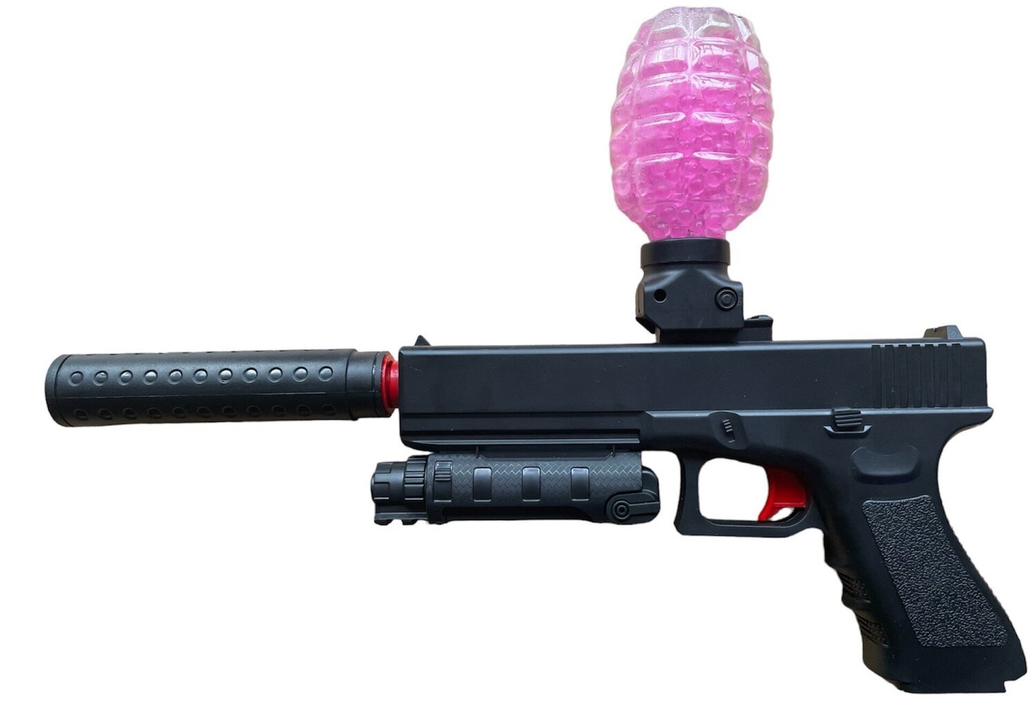Žaislinis elektrinis vandens gelio kulkų pistoletas Glock + 8000 kulkų dovanų kaina ir informacija | Žaislai berniukams | pigu.lt