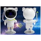 LED projektorius Astronautas, baltas kaina ir informacija | Dekoracijos šventėms | pigu.lt