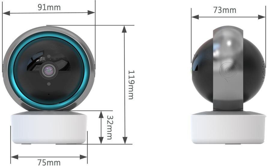 Vaizdo stebėjimo kamera EasyCam kaina ir informacija | Stebėjimo kameros | pigu.lt