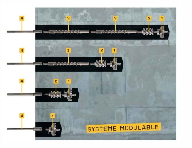 Grąžto adapteris Diager 850 mm kaina ir informacija | Mechaniniai įrankiai | pigu.lt