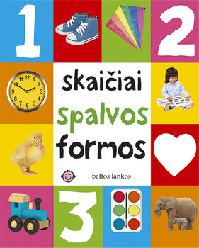 Skaičiai, spalvos, formos kaina ir informacija | Knygos vaikams | pigu.lt