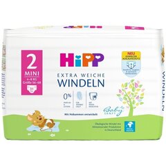 Sauskelnės HiPP 2, 4-8 kg, 31 vnt. цена и информация | Подгузники | pigu.lt