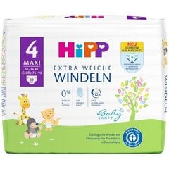 Sauskelnės HiPP 4, 10-14 kg, 32 vnt. цена и информация | Подгузники | pigu.lt