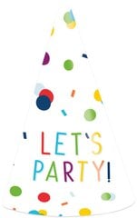 Šventinės kepurėlės Riethmuller Let´s Party!, 8 vnt. цена и информация | Праздничные декорации | pigu.lt