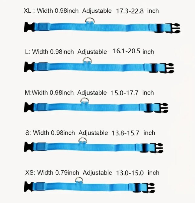 LED antkaklis mažiems ir vidutiniams šunims Trixie, juodas цена и информация | Antkakliai, petnešos šunims | pigu.lt