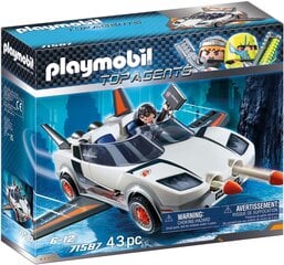 71587 PLAYMOBIL City Action kaladėlės Agentas su lenktynine mašina цена и информация | Конструкторы и кубики | pigu.lt