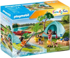 71425 PLAYMOBIL® Семейный кемпинг с костром цена и информация | Конструкторы и кубики | pigu.lt