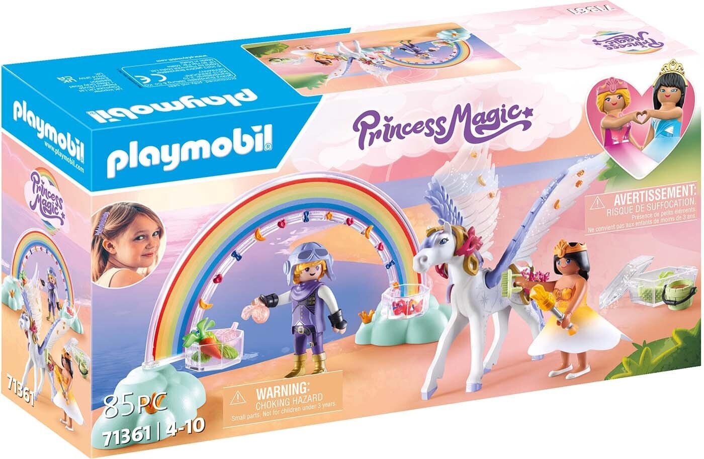 71361 PLAYMOBIL® Princess Пегас, радуга и облака цена | pigu.lt