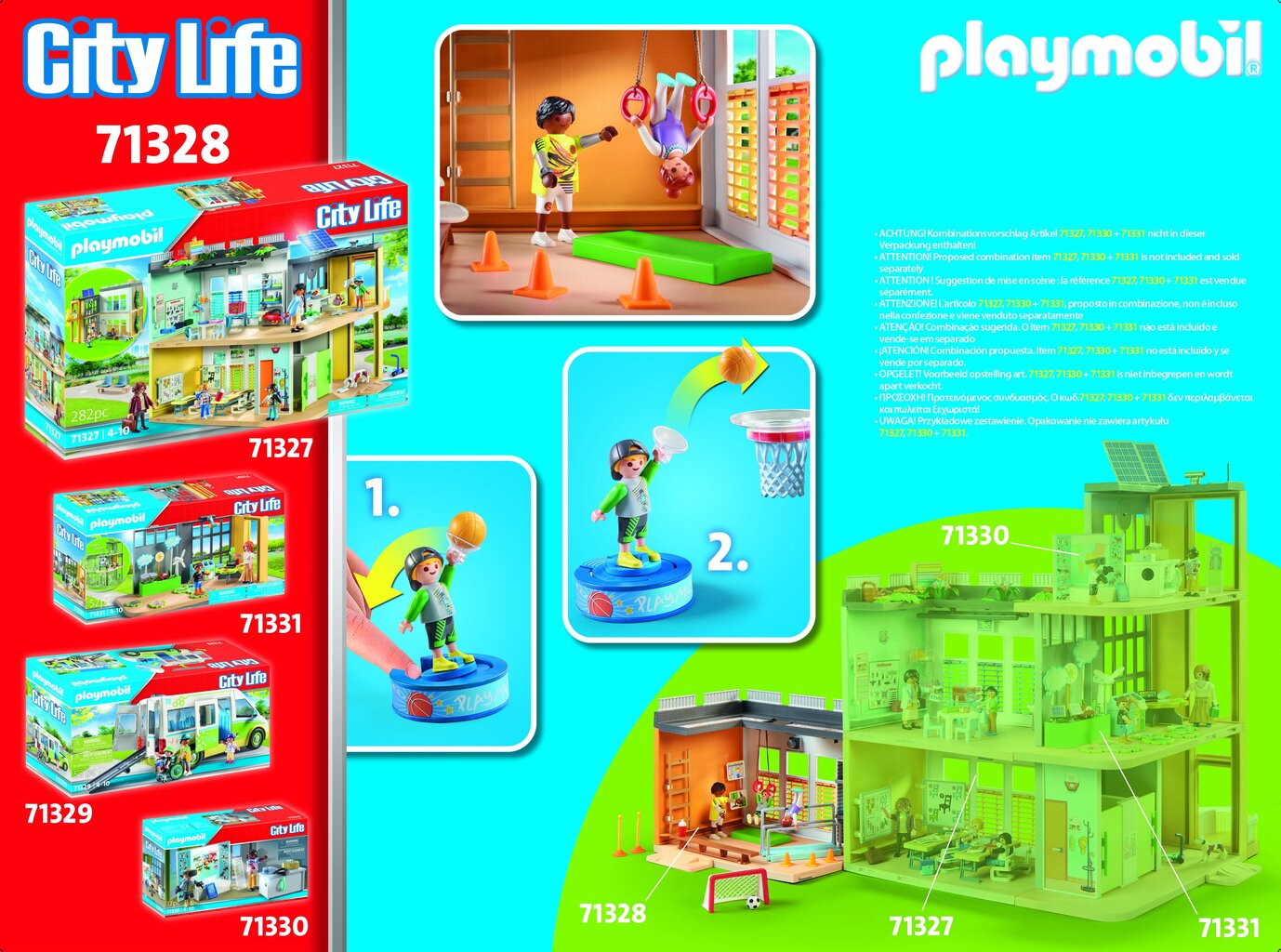 71328 PLAYMOBIL® City Life Sporto salė kaina ir informacija | Konstruktoriai ir kaladėlės | pigu.lt