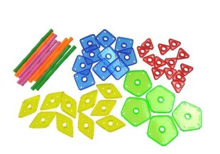 Magnetinis konstruktorius Lean Toys, 110 d. цена и информация | Конструкторы и кубики | pigu.lt