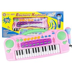 Vaikiškas pianinas su mikrofonu Lean Toys kaina ir informacija | Lavinamieji žaislai | pigu.lt