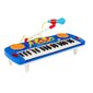 Pianinas su mikrofonu Lean Toys, mėlynas цена и информация | Lavinamieji žaislai | pigu.lt