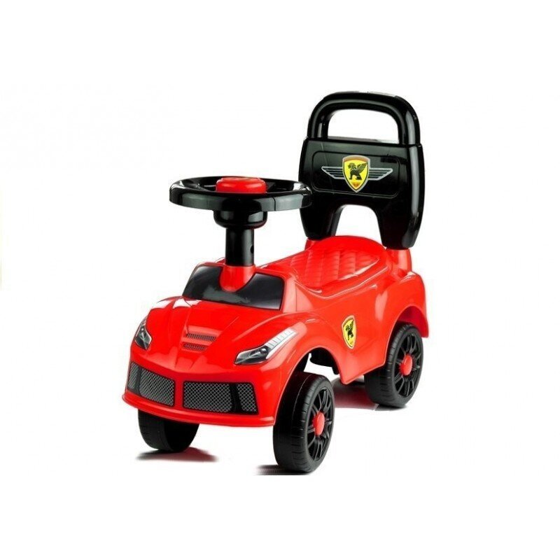 Paspiriama mašinėlė Lean Toys, raudona цена и информация | Žaislai kūdikiams | pigu.lt