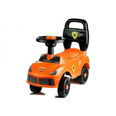 Paspiriama mašinėlė Lean Toys, oranžinė kaina ir informacija | Žaislai kūdikiams | pigu.lt