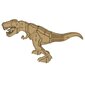 Medinė 3D Tiranozauro Rekso erdvinė dėlionė Lean Toys, 22 d. kaina ir informacija | Dėlionės (puzzle) | pigu.lt