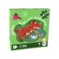 Dėlionė Lean Toys Dinozaurai 4in1, 73 d. kaina ir informacija | Dėlionės (puzzle) | pigu.lt
