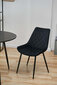 4-ių kėdžių komplektas Akord SJ.0488, juodas kaina ir informacija | Virtuvės ir valgomojo kėdės | pigu.lt