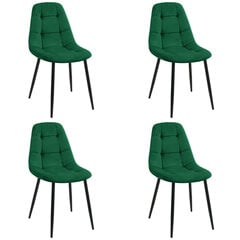 комплект из 4 стульев Akord SJ.1, зеленый цена и информация | Стулья для кухни и столовой | pigu.lt
