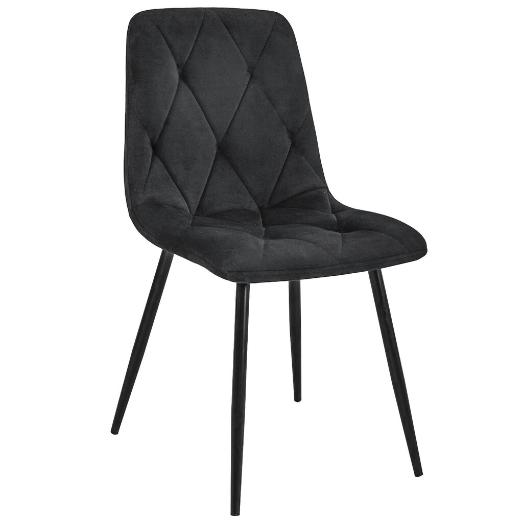 2-ių kėdžių komplektas Akord SJ.3, juodas kaina ir informacija | Virtuvės ir valgomojo kėdės | pigu.lt