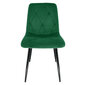 2-ių kėdžių komplektas Akord SJ.3, žalias kaina ir informacija | Virtuvės ir valgomojo kėdės | pigu.lt