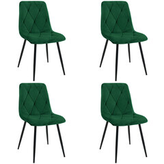 комплект из 4 стульев Akord SJ.3, зеленый цена и информация | Стулья для кухни и столовой | pigu.lt