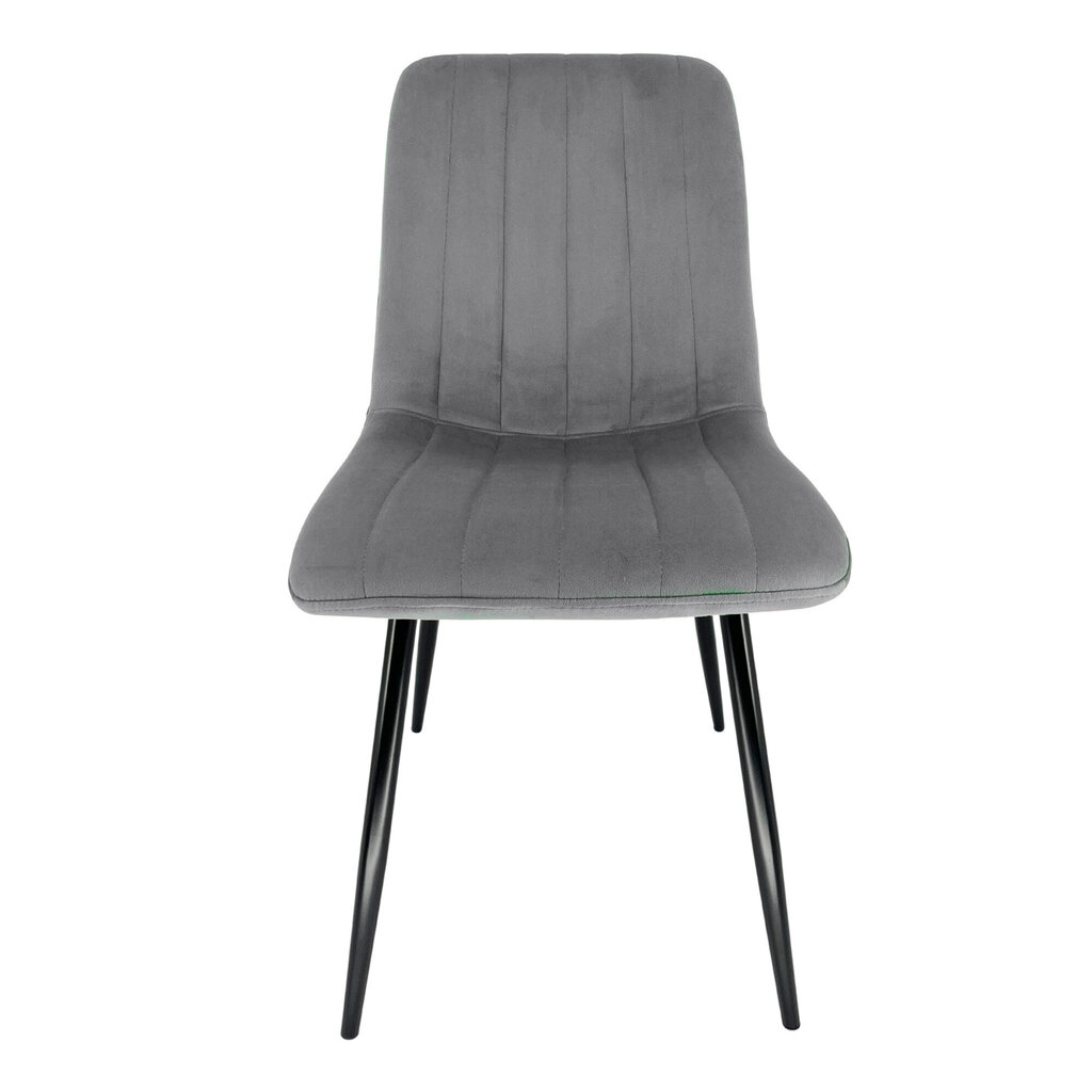 2-ių kėdžių komplektas Akord SJ.9, pilkas kaina ir informacija | Virtuvės ir valgomojo kėdės | pigu.lt